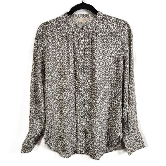 LOFT Bundle Long Sleeve Blouses Sz Small Women's Career Casual Floral Boho - Picture 4 of 10